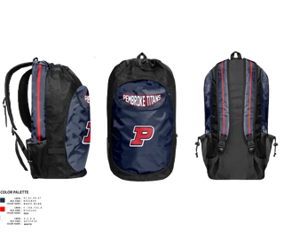 Gear Bag, Pembroke Titans Football And Cheer, , Teamtime, Team time, sublimation, custom sports apparel, team uniforms, spirit wear, spiritwear, sports uniforms, custom shirts, team store, custom team store, fundraiser sports, apparel fundraiser