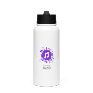 Lynhurst Bands 6949554 Stainless Steel Water Bottle with a Straw Lid