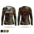 MAUKA TRADING CO. Women's Long Sleeve V-neck Shirt - 1