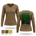 1-173 IN Dco 51435334 Women's Long Sleeve V-neck Shirt - 1