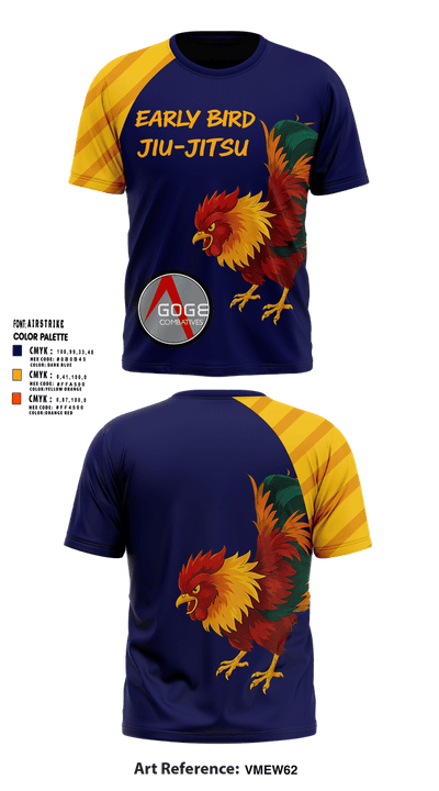 Early Bird Jiu Jitsu Short Sleeve Performance Shirt - 1