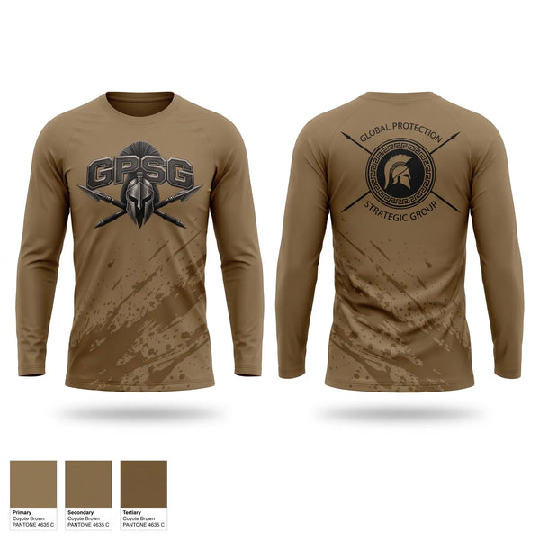 Long Sleeve Performance Shirt, Global Protection & Strategic Group, , Teamtime, Team time, sublimation, custom sports apparel, team uniforms, spirit wear, spiritwear, sports uniforms, custom shirts, team store, custom team store, fundraiser sports, apparel fundraiser