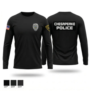 Long Sleeve Performance Shirt, Chesapeake Police, Police, Teamtime, Team time, sublimation, custom sports apparel, team uniforms, spirit wear, spiritwear, sports uniforms, custom shirts, team store, custom team store, fundraiser sports, apparel fundraiser