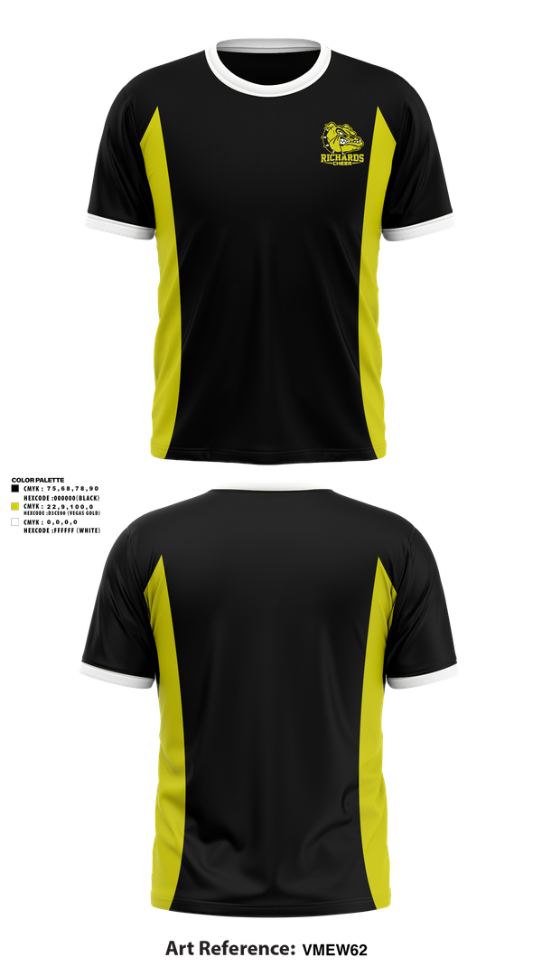 Old School Cotton Feel Shirt, Richards High School Cheer, Cheer, Teamtime, Team time, sublimation, custom sports apparel, team uniforms, spirit wear, spiritwear, sports uniforms, custom shirts, team store, custom team store, fundraiser sports, apparel fundraiser