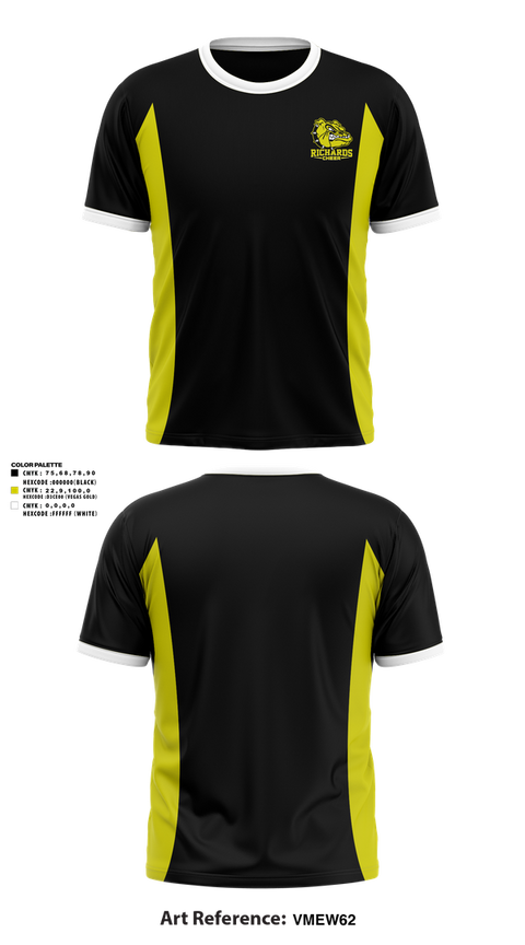 Short Sleeve Performance Shirt, Richards High School Cheer, Cheer, Teamtime, Team time, sublimation, custom sports apparel, team uniforms, spirit wear, spiritwear, sports uniforms, custom shirts, team store, custom team store, fundraiser sports, apparel fundraiser