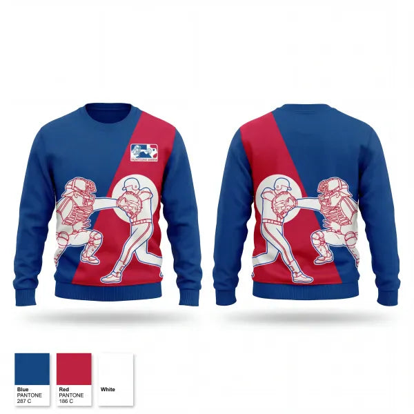 Crew Neck Sweatshirt, DFW Adult Baseball Association, Baseball, Teamtime, Team time, sublimation, custom sports apparel, team uniforms, spirit wear, spiritwear, sports uniforms, custom shirts, team store, custom team store, fundraiser sports, apparel fundraiser