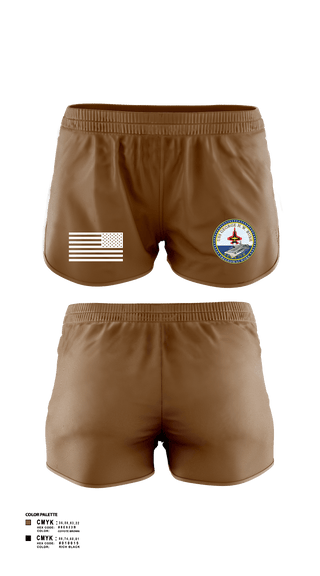 Women's Shorts, Cvn 77 IM-5, Navy, Teamtime, Team time, sublimation, custom sports apparel, team uniforms, spirit wear, spiritwear, sports uniforms, custom shirts, team store, custom team store, fundraiser sports, apparel fundraiser