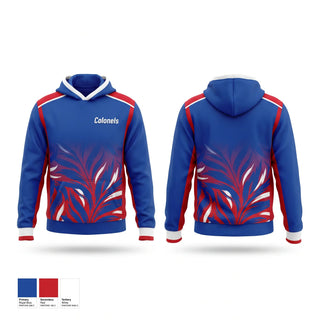 Hoodie, Colonels, Men's Basketball, Teamtime, Team time, sublimation, custom sports apparel, team uniforms, spirit wear, spiritwear, sports uniforms, custom shirts, team store, custom team store, fundraiser sports, apparel fundraiser