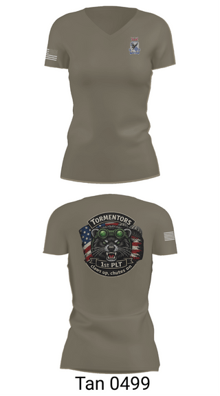 Womens Short Sleeve Vneck Shirt, A CO 2-505, Army, Teamtime, Team time, sublimation, custom sports apparel, team uniforms, spirit wear, spiritwear, sports uniforms, custom shirts, team store, custom team store, fundraiser sports, apparel fundraiser