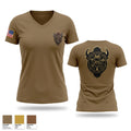 Camp Edwards Training Site 80770597 Women's Short Sleeve V-neck Shirt - 1