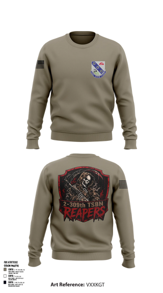 Crew Neck Sweatshirt, Reapers, Army, Teamtime, Team time, sublimation, custom sports apparel, team uniforms, spirit wear, spiritwear, sports uniforms, custom shirts, team store, custom team store, fundraiser sports, apparel fundraiser