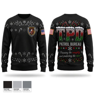 Crew Neck Sweatshirt, Patrol Bureau, Police, Teamtime, Team time, sublimation, custom sports apparel, team uniforms, spirit wear, spiritwear, sports uniforms, custom shirts, team store, custom team store, fundraiser sports, apparel fundraiser