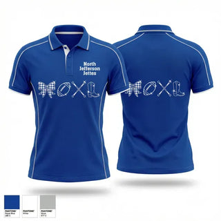 Short Sleeve Performance Polo, North Jefferson Jettes, Spirit Store, Teamtime, Team time, sublimation, custom sports apparel, team uniforms, spirit wear, spiritwear, sports uniforms, custom shirts, team store, custom team store, fundraiser sports, apparel fundraiser