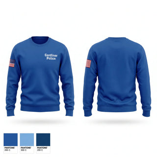 Crew Neck Sweatshirt, Gardiner Police, Police, Teamtime, Team time, sublimation, custom sports apparel, team uniforms, spirit wear, spiritwear, sports uniforms, custom shirts, team store, custom team store, fundraiser sports, apparel fundraiser