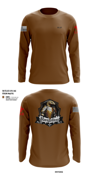 Long Sleeve Performance Shirt, PLXP PLT Pangolins, , Teamtime, Team time, sublimation, custom sports apparel, team uniforms, spirit wear, spiritwear, sports uniforms, custom shirts, team store, custom team store, fundraiser sports, apparel fundraiser
