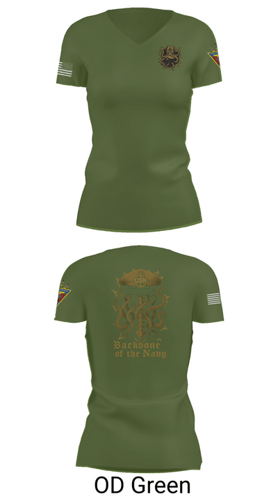 NAS Patuxent River 87984476 Women's Short Sleeve V-neck Shirt - 46