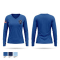 UWPD Women's Long Sleeve V-neck Shirt - 1