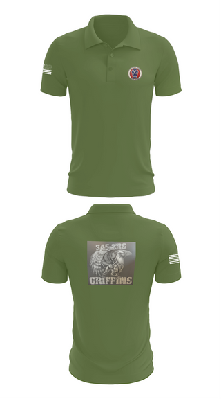 Short Sleeve Performance Polo, 345th TRS, , Teamtime, Team time, sublimation, custom sports apparel, team uniforms, spirit wear, spiritwear, sports uniforms, custom shirts, team store, custom team store, fundraiser sports, apparel fundraiser