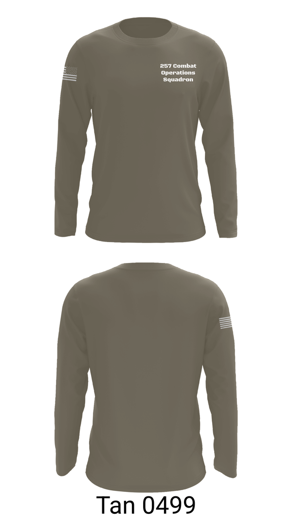Long Sleeve Performance Shirt, 257 Combat Operations Squadron, , Teamtime, Team time, sublimation, custom sports apparel, team uniforms, spirit wear, spiritwear, sports uniforms, custom shirts, team store, custom team store, fundraiser sports, apparel fundraiser
