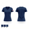 CVFD Women's Short Sleeve V-neck Shirt - 1