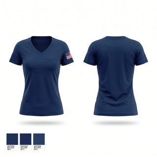 Womens Short Sleeve Vneck Shirt, CVFD, Fire Department, Teamtime, Team time, sublimation, custom sports apparel, team uniforms, spirit wear, spiritwear, sports uniforms, custom shirts, team store, custom team store, fundraiser sports, apparel fundraiser
