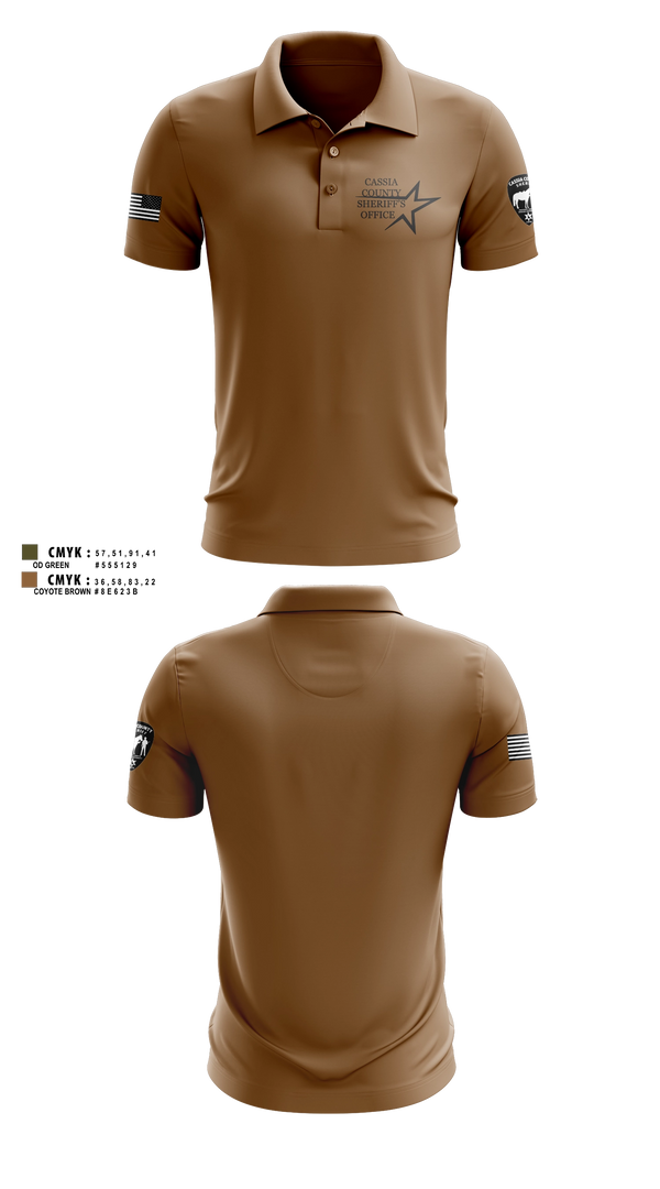 Long Sleeve Performance Polo, Cassia County Sheriff’s Office, Police, Teamtime, Team time, sublimation, custom sports apparel, team uniforms, spirit wear, spiritwear, sports uniforms, custom shirts, team store, custom team store, fundraiser sports, apparel fundraiser
