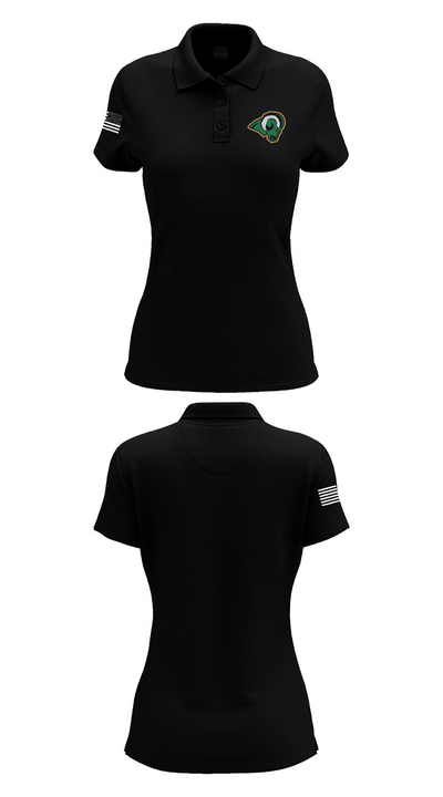Reig Rams Basketball 42158079 Women's Short Sleeve Performance Polo  - 36