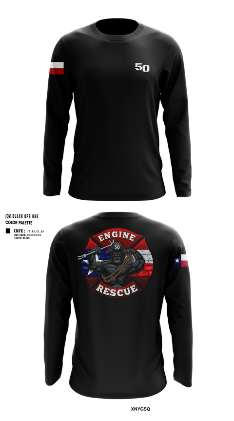 Long Sleeve Performance Shirt, Goon 50, Fire Department, Teamtime, Team time, sublimation, custom sports apparel, team uniforms, spirit wear, spiritwear, sports uniforms, custom shirts, team store, custom team store, fundraiser sports, apparel fundraiser