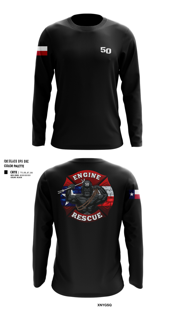 Long Sleeve Performance Shirt, Goon 50, Fire Department, Teamtime, Team time, sublimation, custom sports apparel, team uniforms, spirit wear, spiritwear, sports uniforms, custom shirts, team store, custom team store, fundraiser sports, apparel fundraiser