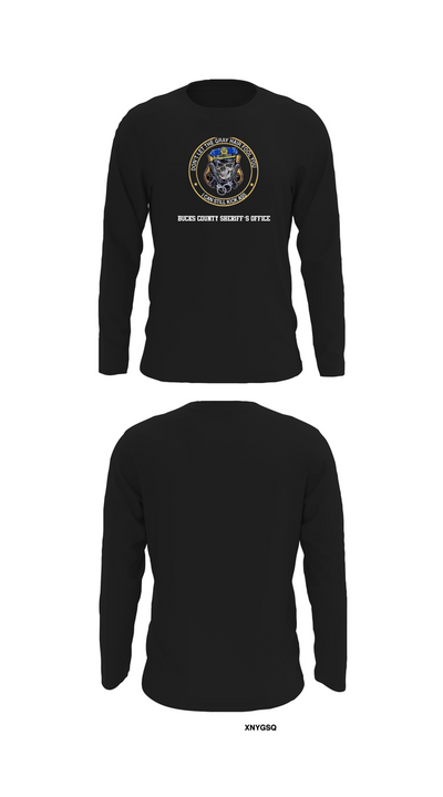 Bucks county Sheriff’s office 18829174 Long Sleeve Performance Shirt 31