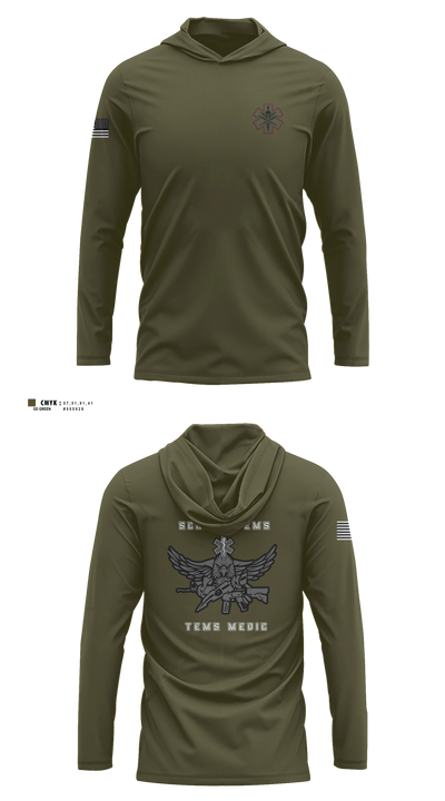 Schertz SWAT 48439829 Long Sleeve hooded sunshirt - 8