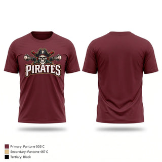 Short Sleeve Performance Shirt, Port City Pirates, Baseball, Teamtime, Team time, sublimation, custom sports apparel, team uniforms, spirit wear, spiritwear, sports uniforms, custom shirts, team store, custom team store, fundraiser sports, apparel fundraiser