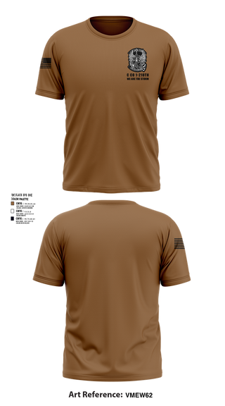 Short Sleeve Performance Shirt, C Co 1-210th Crusaders, Army, Teamtime, Team time, sublimation, custom sports apparel, team uniforms, spirit wear, spiritwear, sports uniforms, custom shirts, team store, custom team store, fundraiser sports, apparel fundraiser