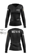 MCF K-9 1827896 Women's Long Sleeve V-neck Shirt - 102