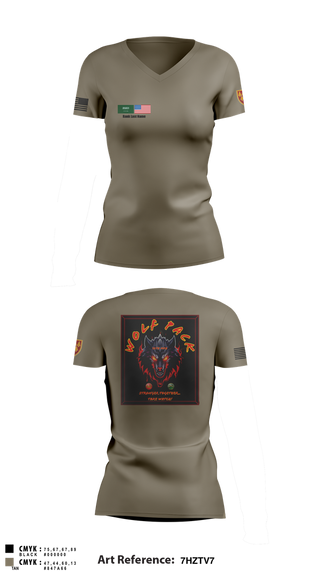 Womens Short Sleeve Vneck Shirt, B/4-60TH ADAR, Army, Teamtime, Team time, sublimation, custom sports apparel, team uniforms, spirit wear, spiritwear, sports uniforms, custom shirts, team store, custom team store, fundraiser sports, apparel fundraiser