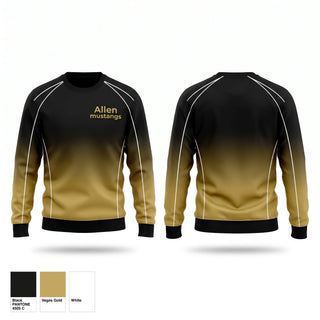 Crew Neck Sweatshirt, Allen mustangs, Cheer, Teamtime, Team time, sublimation, custom sports apparel, team uniforms, spirit wear, spiritwear, sports uniforms, custom shirts, team store, custom team store, fundraiser sports, apparel fundraiser