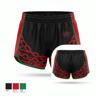Womens Shorts, Severed Angel, Rugby, Teamtime, Team time, sublimation, custom sports apparel, team uniforms, spirit wear, spiritwear, sports uniforms, custom shirts, team store, custom team store, fundraiser sports, apparel fundraiser
