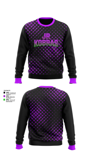 Crew Neck Sweatshirt, JR Kobras, Softball, Teamtime, Team time, sublimation, custom sports apparel, team uniforms, spirit wear, spiritwear, sports uniforms, custom shirts, team store, custom team store, fundraiser sports, apparel fundraiser
