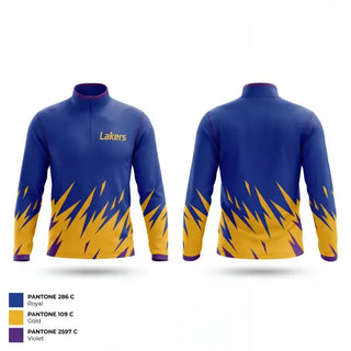 Quarter Zip Jacket, Lakers, Softball, Teamtime, Team time, sublimation, custom sports apparel, team uniforms, spirit wear, spiritwear, sports uniforms, custom shirts, team store, custom team store, fundraiser sports, apparel fundraiser