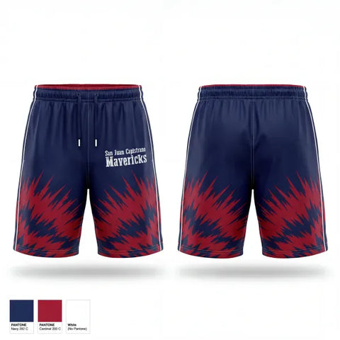 Athletic Shorts With Pockets, San Juan Capistrano Mavericks, Baseball, Teamtime, Team time, sublimation, custom sports apparel, team uniforms, spirit wear, spiritwear, sports uniforms, custom shirts, team store, custom team store, fundraiser sports, apparel fundraiser