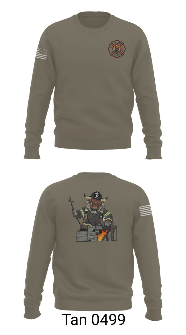 Crew Neck Sweatshirt, Las positas, Fire Department, Teamtime, Team time, sublimation, custom sports apparel, team uniforms, spirit wear, spiritwear, sports uniforms, custom shirts, team store, custom team store, fundraiser sports, apparel fundraiser
