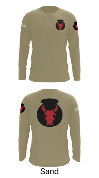 Long Sleeve Performance Shirt, 2nd Brigade Combat Team, 34th Infantry Division, , Teamtime, Team time, sublimation, custom sports apparel, team uniforms, spirit wear, spiritwear, sports uniforms, custom shirts, team store, custom team store, fundraiser sports, apparel fundraiser