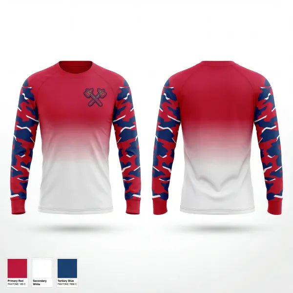 Long Sleeve Performance Shirt, Alaska Legion Baseball, Baseball, Teamtime, Team time, sublimation, custom sports apparel, team uniforms, spirit wear, spiritwear, sports uniforms, custom shirts, team store, custom team store, fundraiser sports, apparel fundraiser