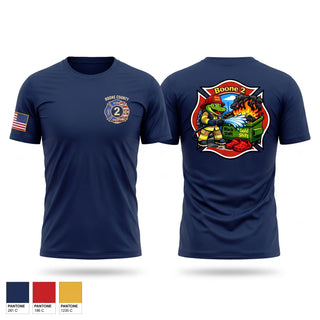 Short Sleeve Performance Shirt, Boone 2, Fire Department, Teamtime, Team time, sublimation, custom sports apparel, team uniforms, spirit wear, spiritwear, sports uniforms, custom shirts, team store, custom team store, fundraiser sports, apparel fundraiser