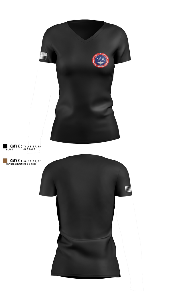 Womens Short Sleeve Vneck Shirt, 332 RCS, , Teamtime, Team time, sublimation, custom sports apparel, team uniforms, spirit wear, spiritwear, sports uniforms, custom shirts, team store, custom team store, fundraiser sports, apparel fundraiser