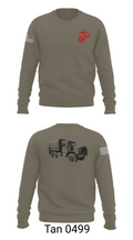 H&S Battalion HQ CO Station Motor T 63932738 Crew Neck Sweatshirt - 65