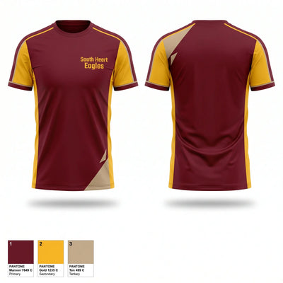 South Heart Eagles Short Sleeve Performance Shirt - 1