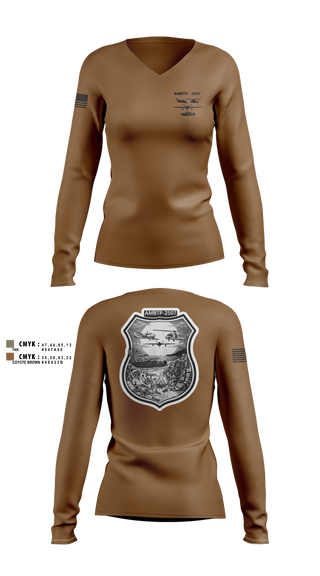 Womens Long Sleeve Vneck Shirt, AMBTP-2507, , Teamtime, Team time, sublimation, custom sports apparel, team uniforms, spirit wear, spiritwear, sports uniforms, custom shirts, team store, custom team store, fundraiser sports, apparel fundraiser