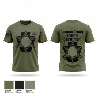 Old School Cotton Feel Shirt, Luzerne County Sheriff’s Department, Police, Teamtime, Team time, sublimation, custom sports apparel, team uniforms, spirit wear, spiritwear, sports uniforms, custom shirts, team store, custom team store, fundraiser sports, apparel fundraiser