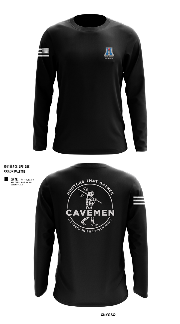 Long Sleeve Performance Shirt, C / 205th MI BN / 500th MIB-T, , Teamtime, Team time, sublimation, custom sports apparel, team uniforms, spirit wear, spiritwear, sports uniforms, custom shirts, team store, custom team store, fundraiser sports, apparel fundraiser